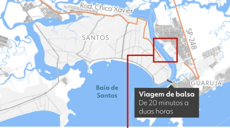 Empresas da China se interessam pelo leilão do túnel Santos-Guarujá, diz ministro