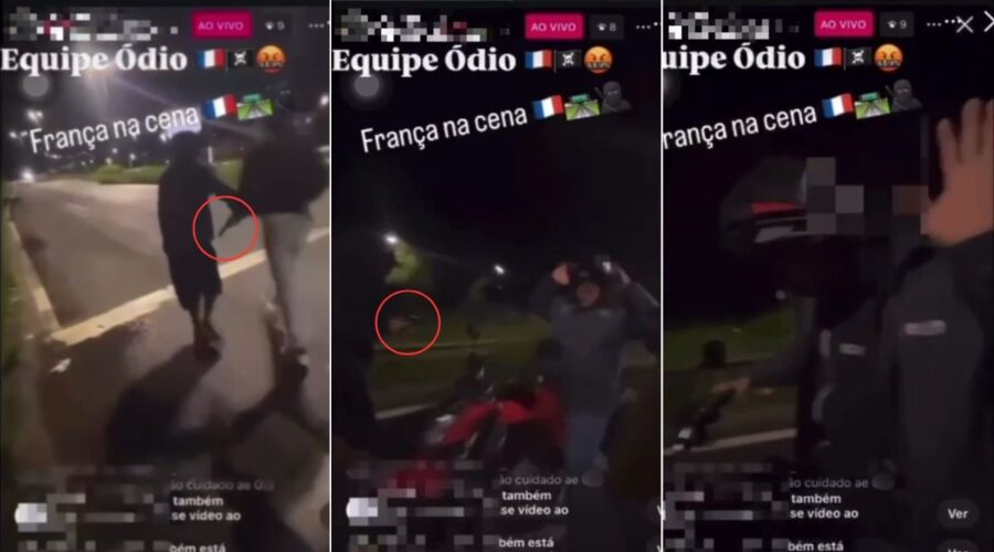 Criminosos inovam e fazem 'live' durante assalto em rodovia no litoral de SP; VÍDEO