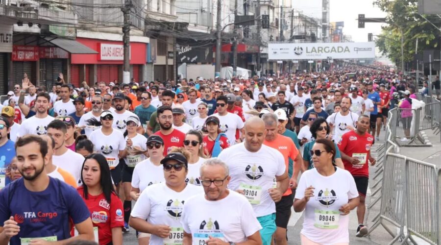 39ª edição dos 10 KM Tribuna FM interdita ruas e avenidas de Santos, SP; confira as rotas alternativas