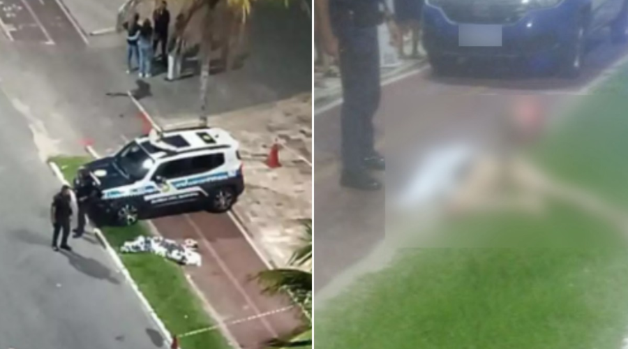 Jovem morre após ser arremessada da garupa de moto com piloto bêbado em Praia Grande, SP