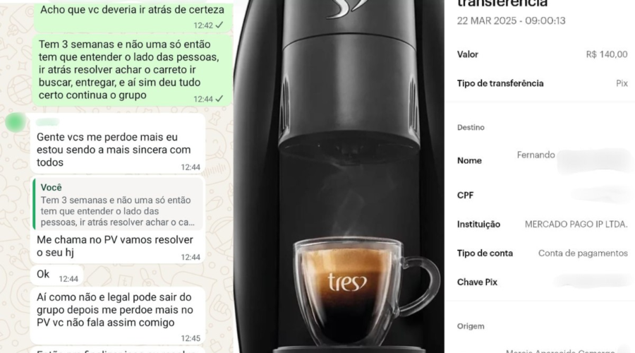 Golpista faz leilão virtual em grupos de WhatsApp e não entrega produtos no litoral de SP