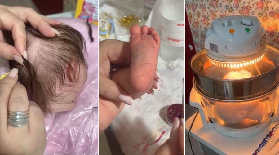 Artesãs de bebês reborn revelam os bastidores da produção de bonecas realistas
