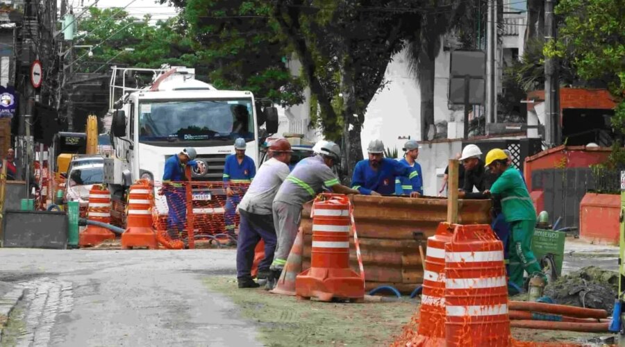 Serviços da Sabesp provocam alterações no trânsito de Santos, SP, a partir de domingo