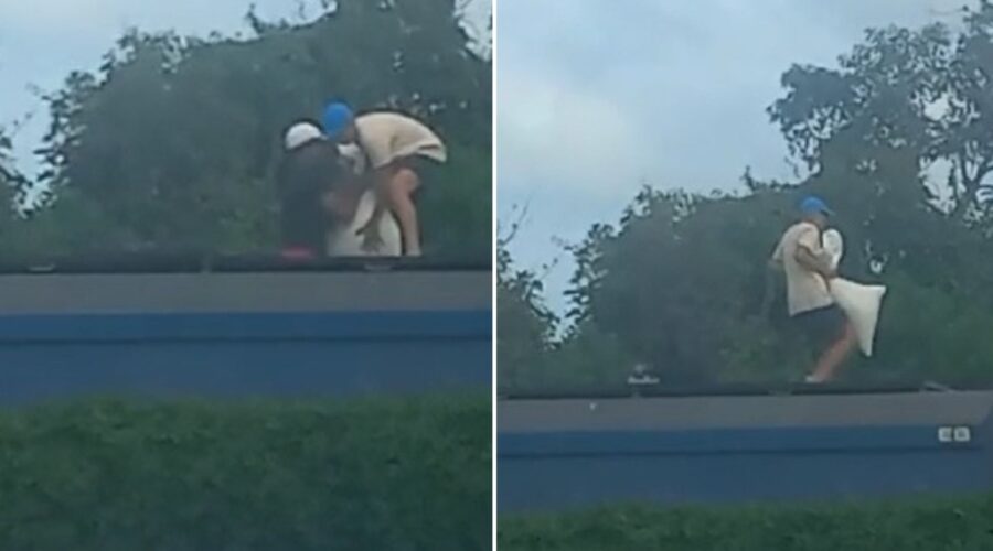 Criminosos saqueiam trem de soja e atiram contra vigilantes e PMs no litoral de SP