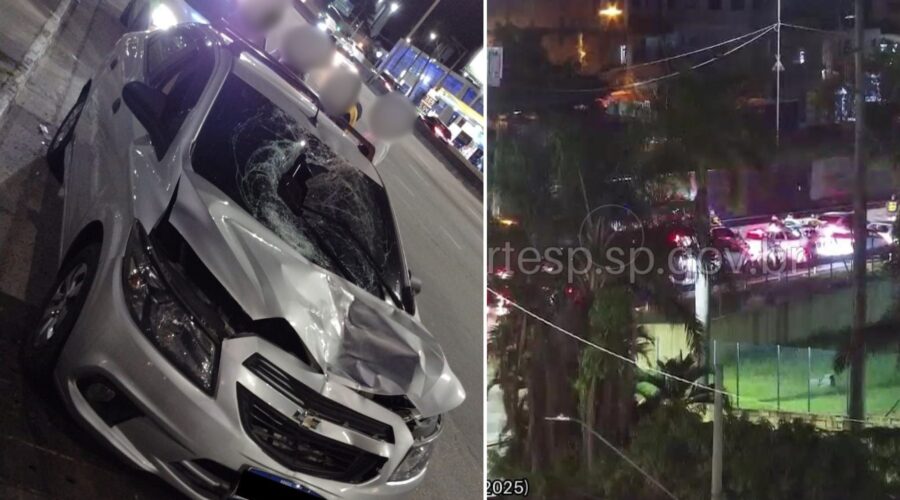 Mulher morre atropelada por vários veículos ao atravessar a pé a Rodovia dos Imigrantes