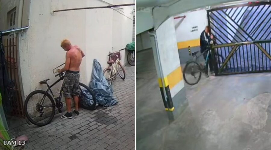 Homem que invadiu prédios e cometeu série de furtos é identificado por câmeras e preso em Santos; VÍDEO