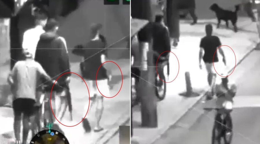 Drone da PM flagra homens com fuzil antes de tiroteio que deixou três mortos em SP