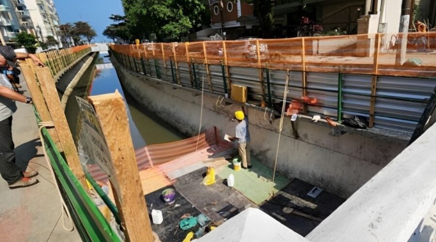 Ciclovia do canal 4, em Santos, passa por reforço estrutural com investimento de R$ 1,6 milhão