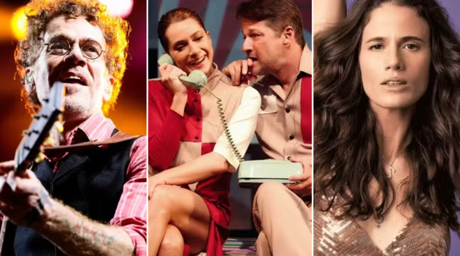Nando Reis, Ana Cañas, Starlight Concert, comédia, Letícia Spiller e Marcelo Serrado; g1 reúne atrações para o fim de semana