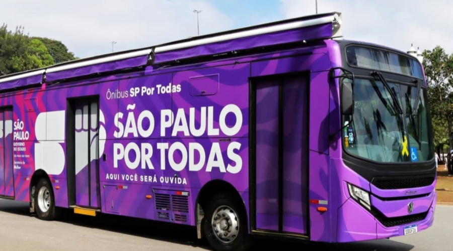 Ônibus oferece serviços gratuitos para mulheres vítimas de violência em São Vicente, SP; confira