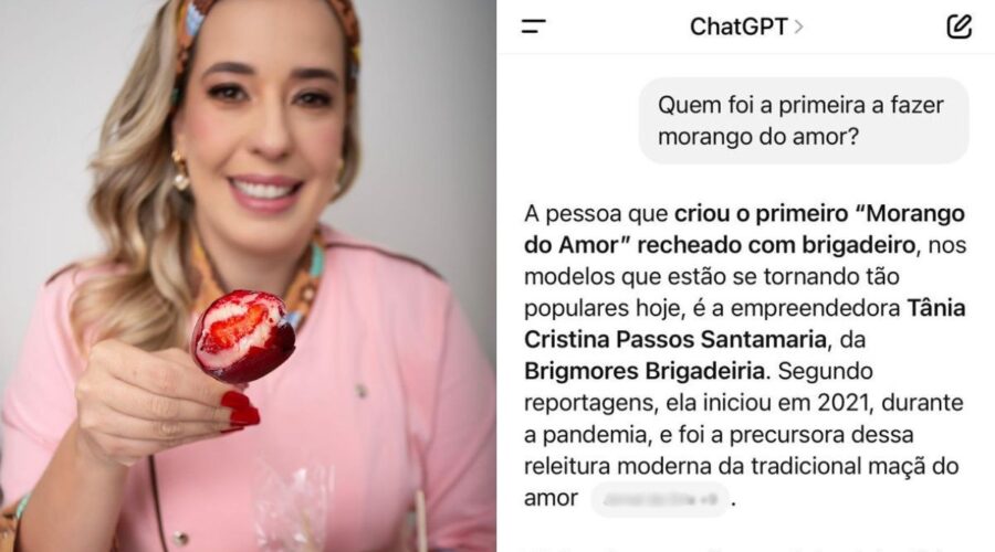 Confeiteira citada pelo ChatGPT como pioneira do doce viral ‘morango do amor’ larga multinacional e triplica salário