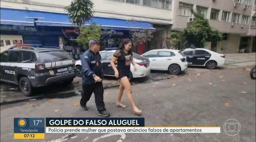 Mulher é presa pelo ‘golpe do falso aluguel’ em turistas no Rio e em SP