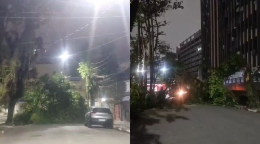 Rajadas de vento de 120 km/h paralisam maior porto do Brasil e causam estragos no litoral de SP