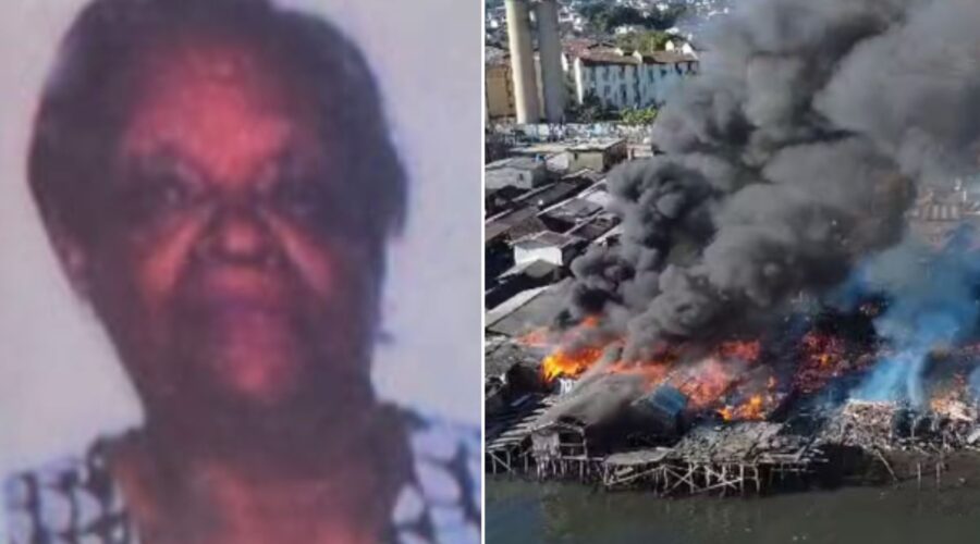 Idosa morreu em incêndio após voltar para pegar objetos em meio a chamas maior favela sobre palafitas do país