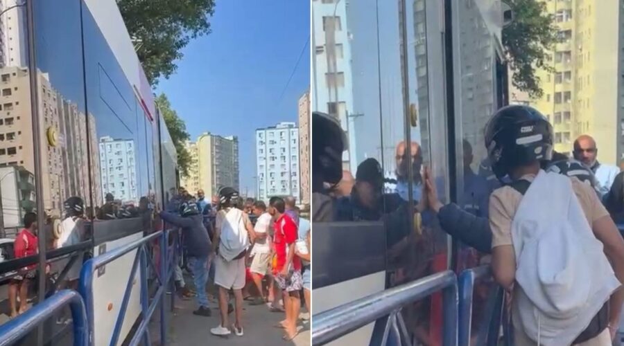 Morre ciclista de 70 anos que ficou prensado entre trem e grade do VLT no litoral de SP
