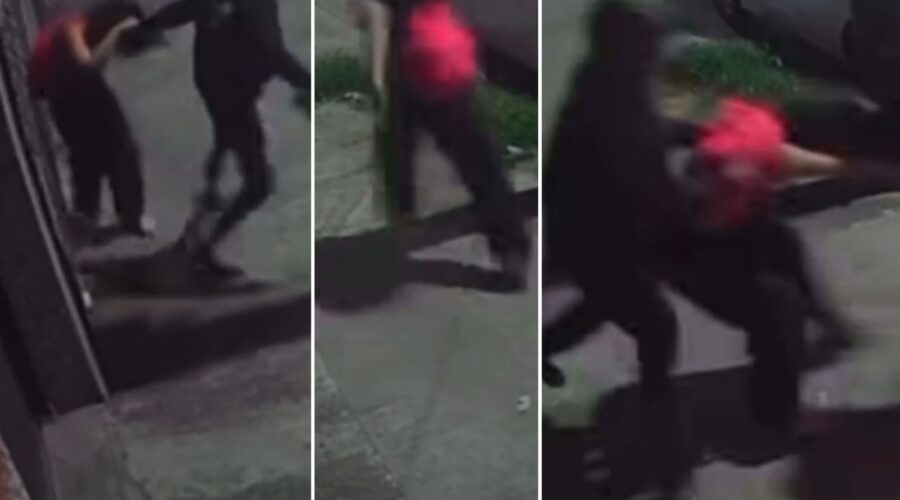 Vídeo mostra adolescente fugindo de sequestradores na volta da escola no litoral de SP: 'Não quero morrer'