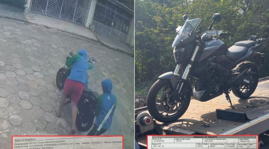 Costureira é multada após ter moto furtada em SP: 'roubada duas vezes, pelos ladrões e pelo estado'