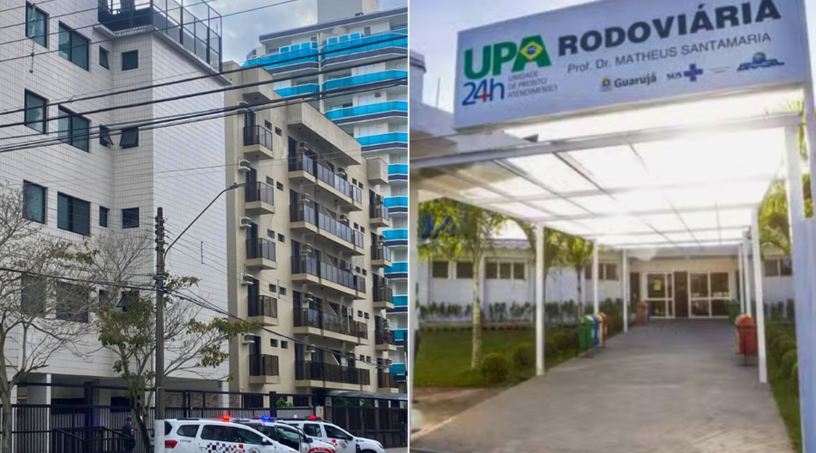 Trabalhador morre após cair de prédio durante manutenção na fachada no litoral de SP
