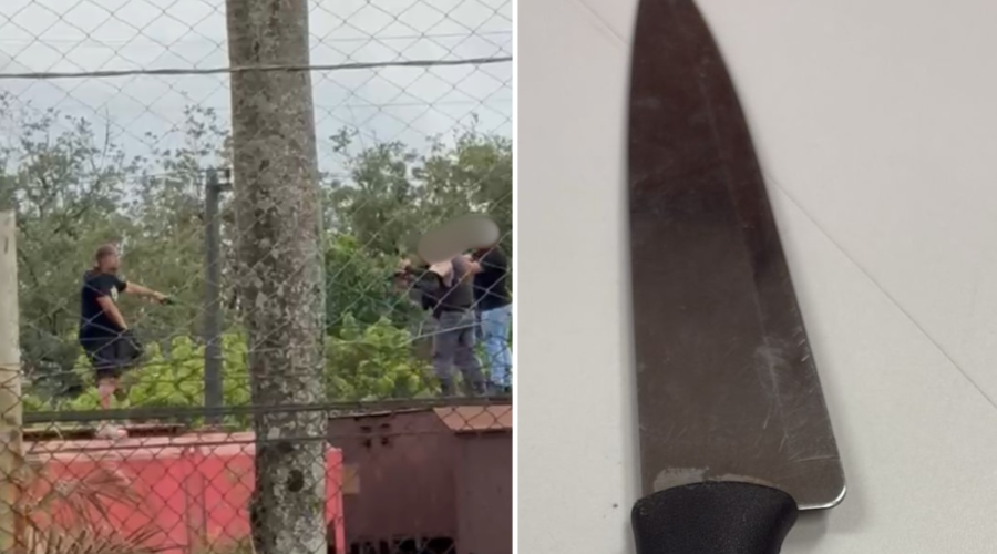 Homem sobe em trem para fugir após tentativa de roubo e acaba preso; VEJA