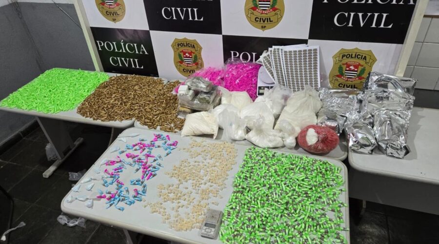 Polícia encontra 'barraco bomba' com grande quantidade de drogas em Guarujá; VÍDEO