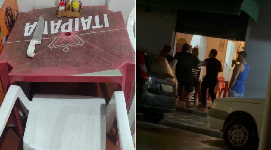 Briga entre vizinhos termina com pai e filha esfaqueados por comerciantes em SP; VÍDEO