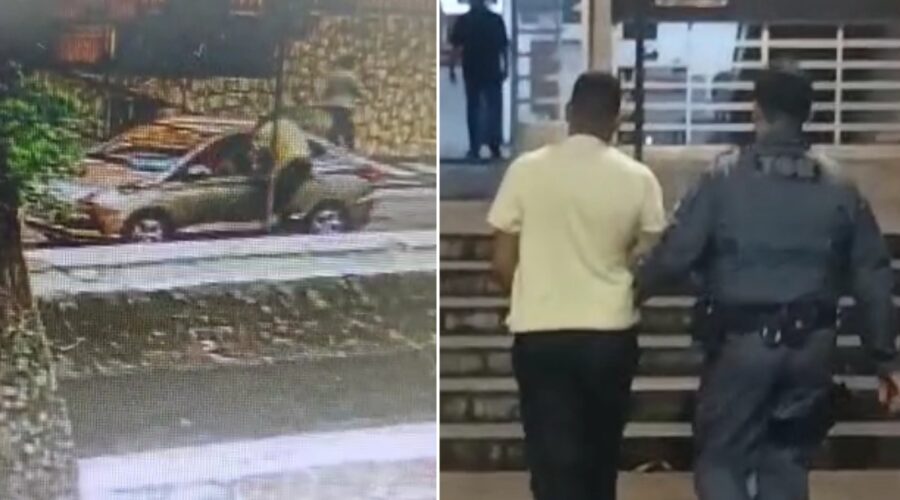 Sem dinheiro para voltar pra casa, homem rouba carro em Santos e é preso em Cubatão