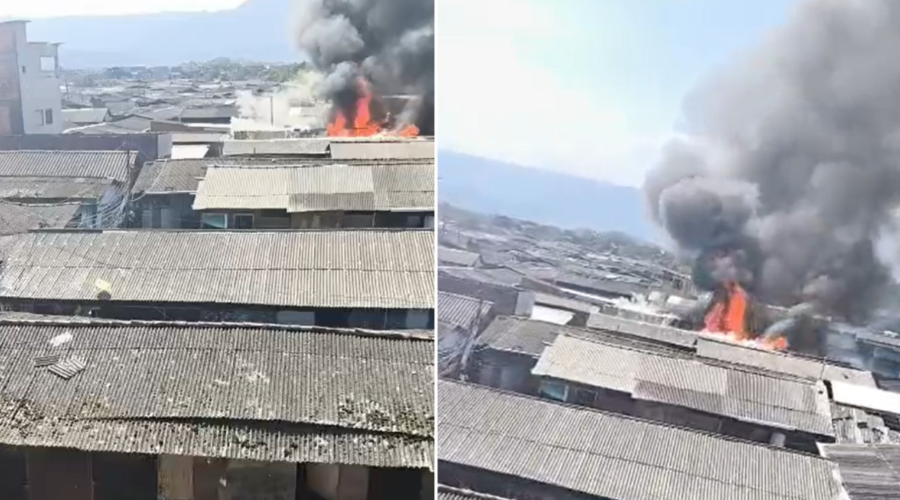 Incêndio destrói moradias e deixa feridos em comunidade de SP; VÍDEO