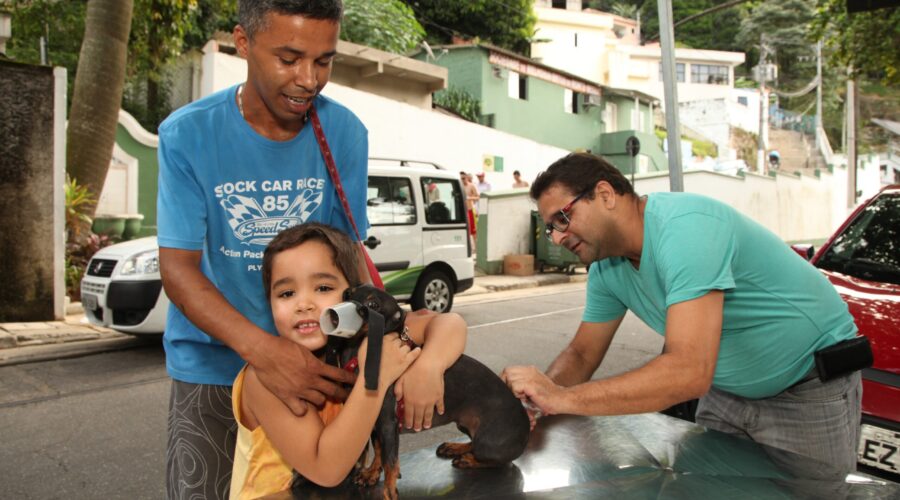 Santos inicia vacinação gratuita de cães com postos itinerantes; confira o calendário