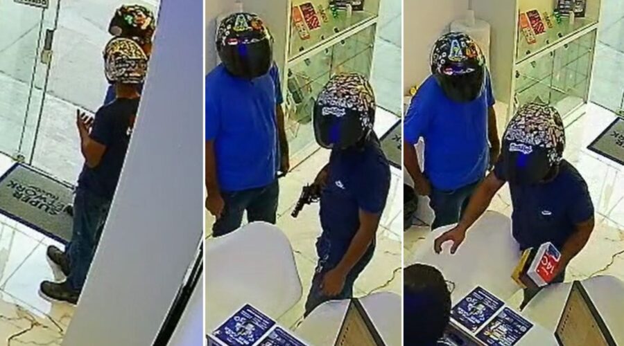 Homens fingem ser clientes, assaltam loja e se entregam à polícia dias após o crime; VÍDEO