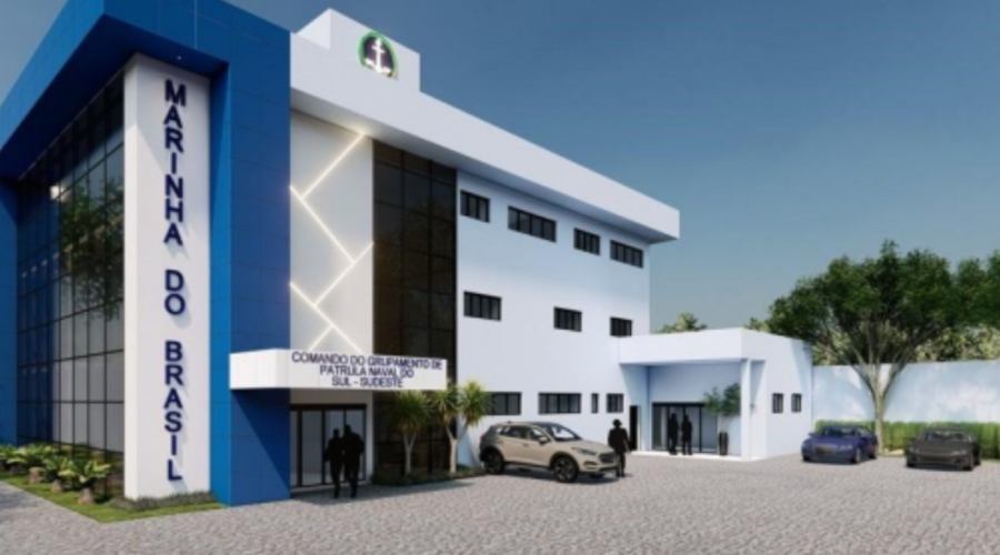 Marinha inicia obra de R$ 4,5 mi para sede da Patrulha Naval no Porto de Santos; entrega em 2026
