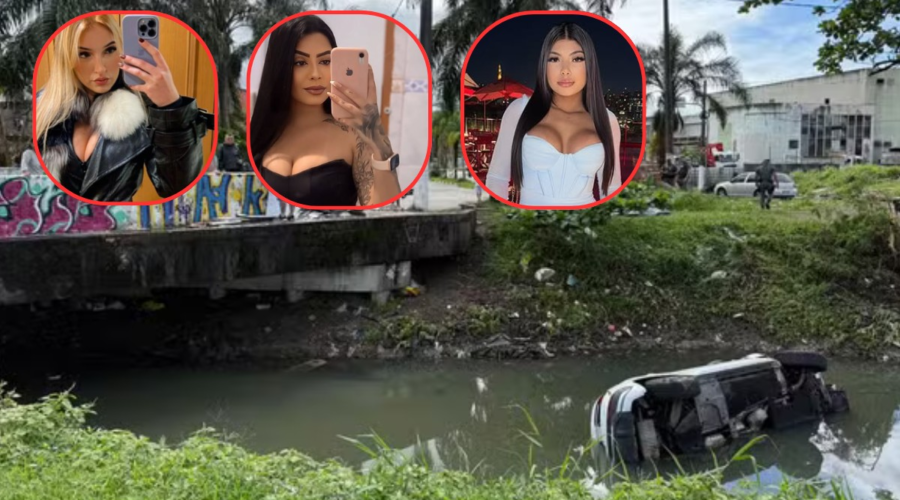 Veja quem são as três jovens que morreram após carro de luxo cair em canal; motorista foi preso