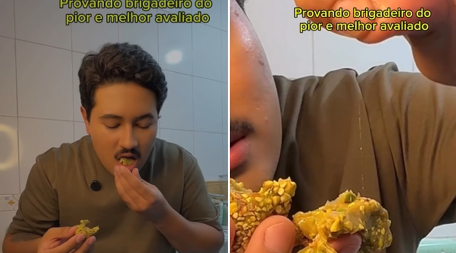 Teste de brigadeiros em SP termina com fio de cabelo em doceria mais bem avaliada; VÍDEO