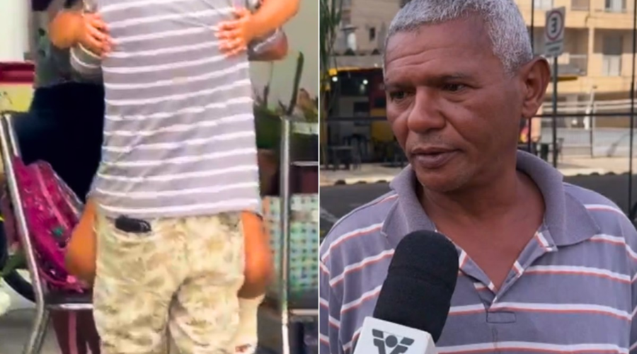 Pai da menina atingida por ponto de ônibus que desabou diz que foi horrível vê-la presa: 'E se eu perco a minha filha?'