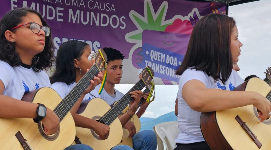 DoaSantos arrecada alimentos e promove solidariedade no Parque Valongo neste fim de semana