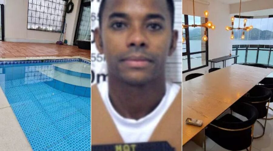 Cobertura onde Robinho foi preso é colocada à venda por R$ 11 mi em Santos