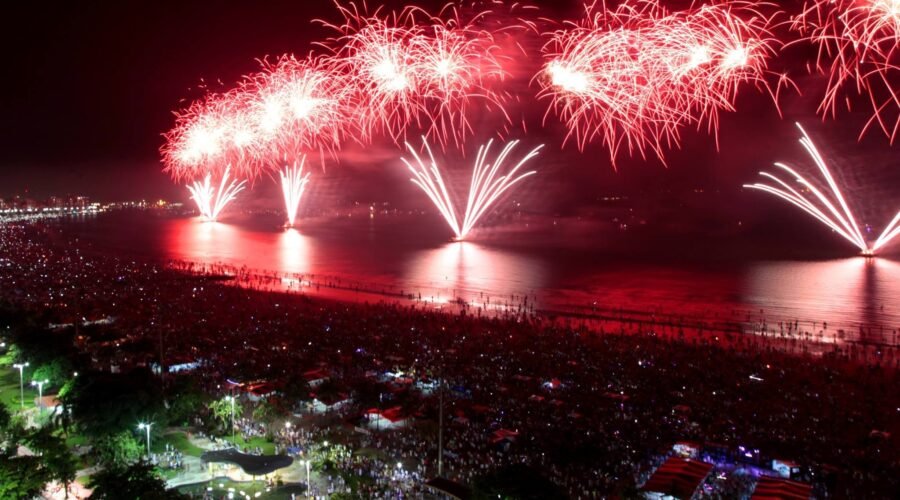 Réveillon em Santos terá 14 minutos de fogos e show de Guilherme Arantes