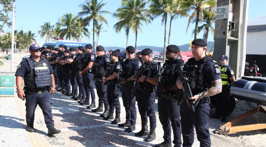 Santos inicia a Operação Verão com reforço de 250 guardas municipais; veja o esquema