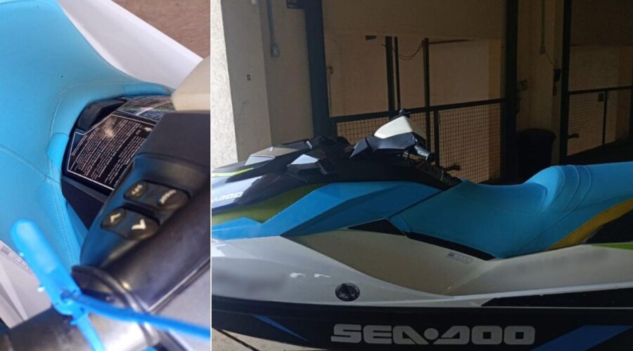 Dupla que assaltou casal no mar alugou moto aquática por R$ 4 mil e demonstrou pressa e nervosismo na entrega