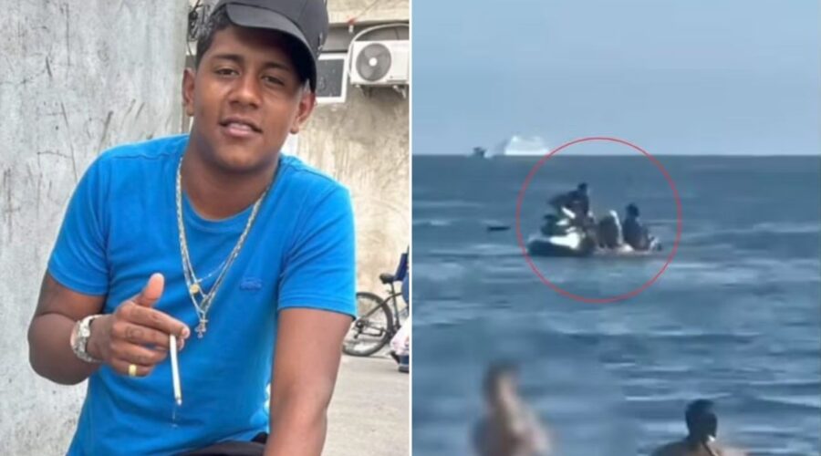 Polícia procura por jovem que usou moto aquática para roubar casal de caiaque no mar; FOTO