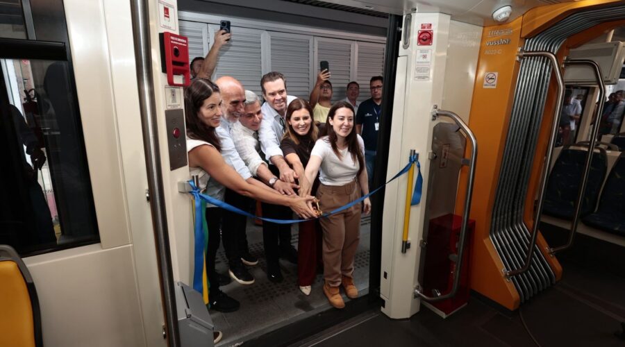 Novo trecho do VLT é inaugurado em Santos após cinco anos de espera