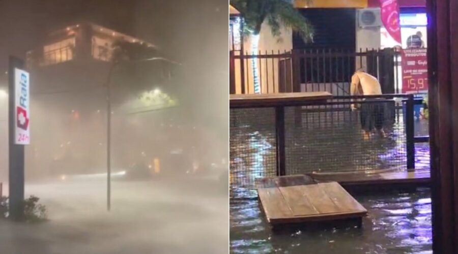 Litoral de SP registra o maior acumulado de chuva do estado e enfrenta transtornos