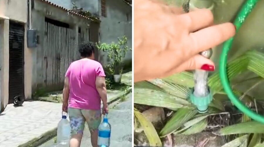 Cinco cidades da Baixada Santista sofrem com a falta d'água