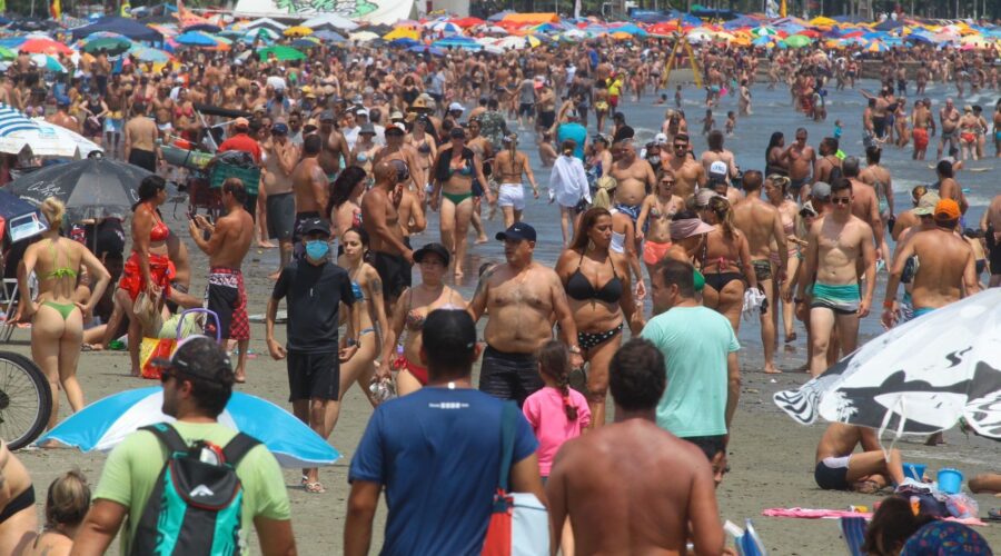 Santos recebe mais de 1,13 milhão de turistas entre o Natal e Ano-Novo