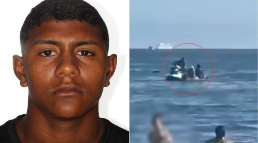 Foragido que roubou casal no mar com moto aquática tem extensa ficha criminal e foi detido dias antes