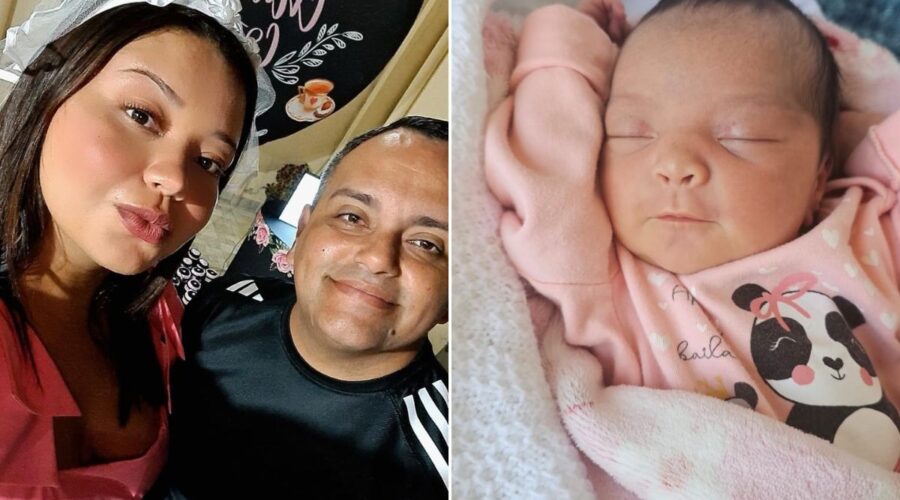 Casal descobre gravidez no parto e recebe bebê surpresa no litoral de SP