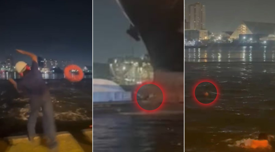 Capitania dos Portos investiga batida de navio porta-contêineres com balsas no Porto de Santos