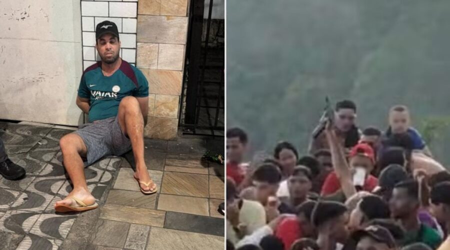 'Oval', preso após atirar para o alto em pancadão de Carnaval, destruiu celular ao ser detido; mulher também foi presa