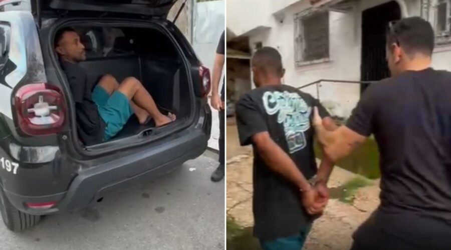 Homem espanca companheira até ela perder a consciência e é preso no litoral de SP; VÍDEO