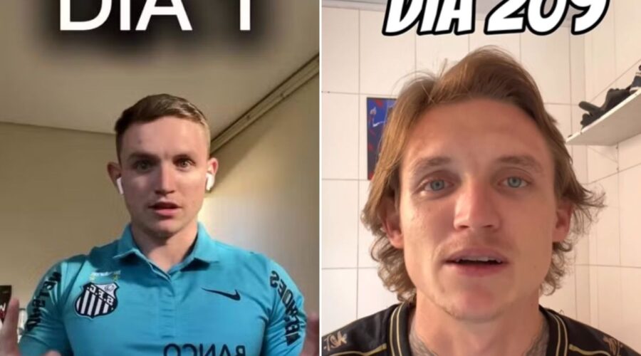 Promessa ao Santos faz torcedor ficar 200 dias sem cortar cabelo; VÍDEO