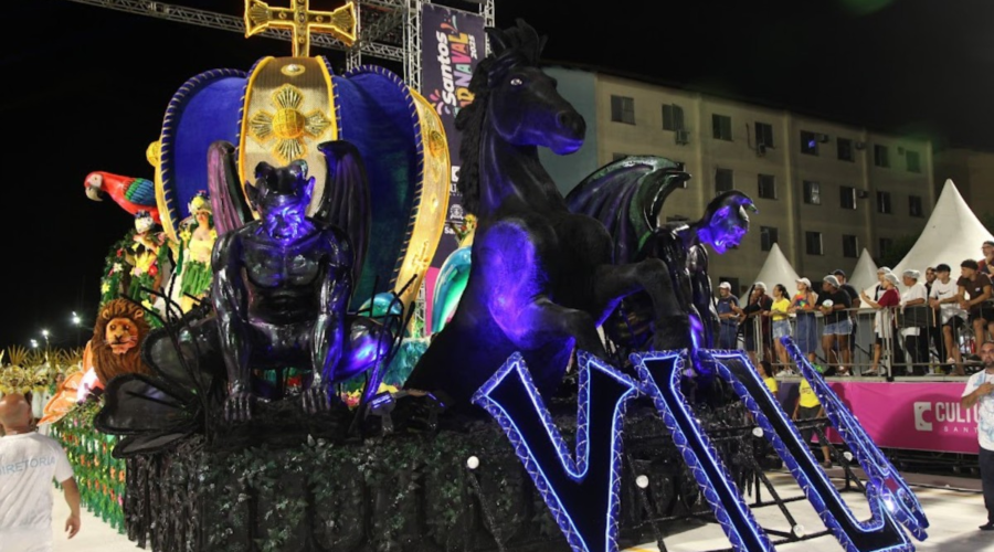 Sete escolas de samba de Santos desfilam na Passarela Dráusio da Cruz nesta sexta-feira